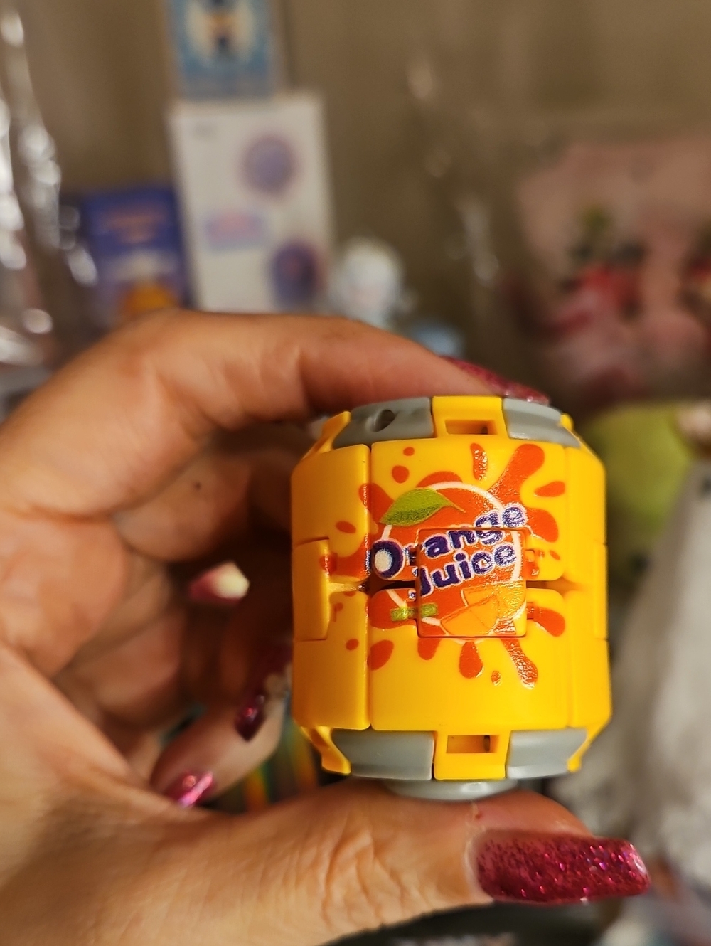 Orange Juice Yellow Spinner